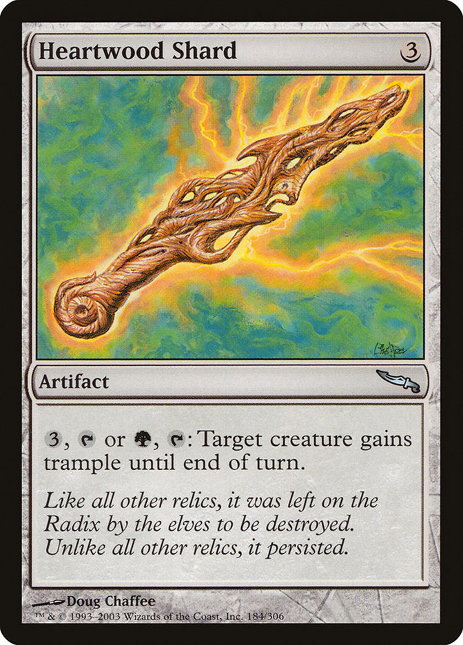 Heartwood Shard [Mirrodin] (MRD 184)