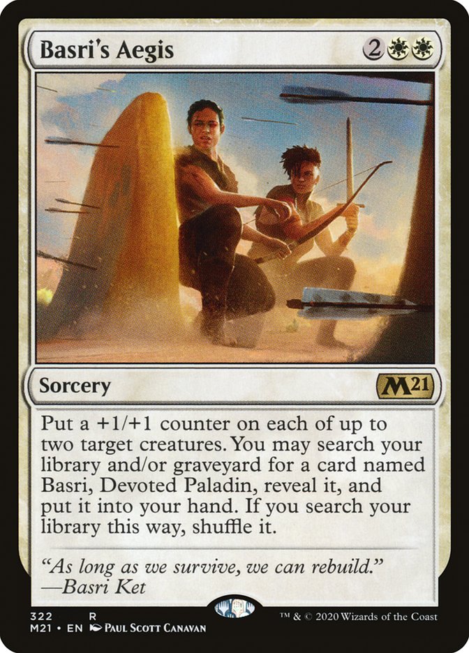 Basri's Aegis [Core Set 2021] (M21 322)