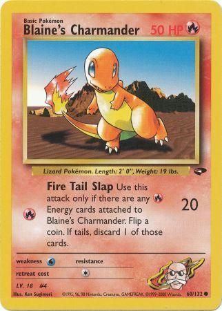 Blaine's Charmander (60/132) [Gym Challenge]