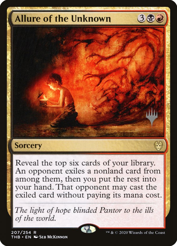 Allure of the Unknown (Promo Pack) [Theros Beyond Death Promos] (PTHB 207P)