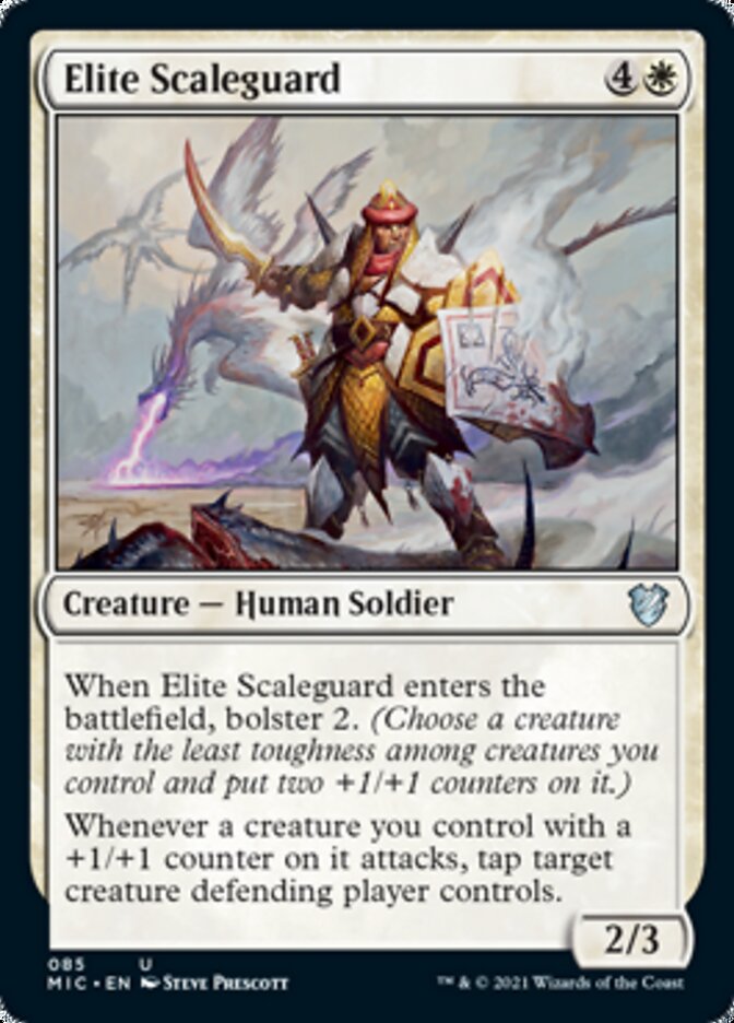 Elite Scaleguard [Innistrad: Midnight Hunt Commander] (MIC 85)