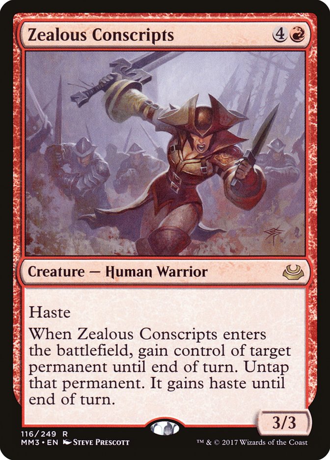 Zealous Conscripts [Modern Masters 2017] (MM3 116)