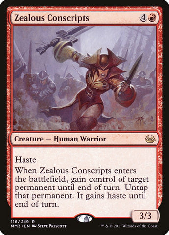 Zealous Conscripts [Modern Masters 2017] (MM3 116)