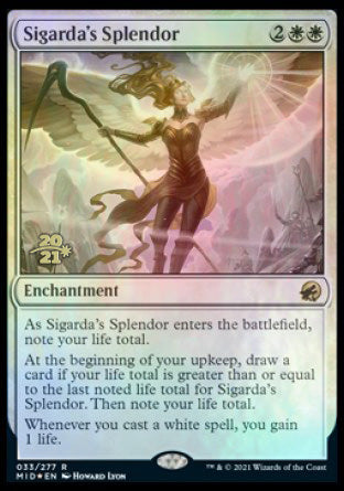 Sigarda's Splendor [Innistrad: Midnight Hunt Prerelease Promos] (PMID 33)