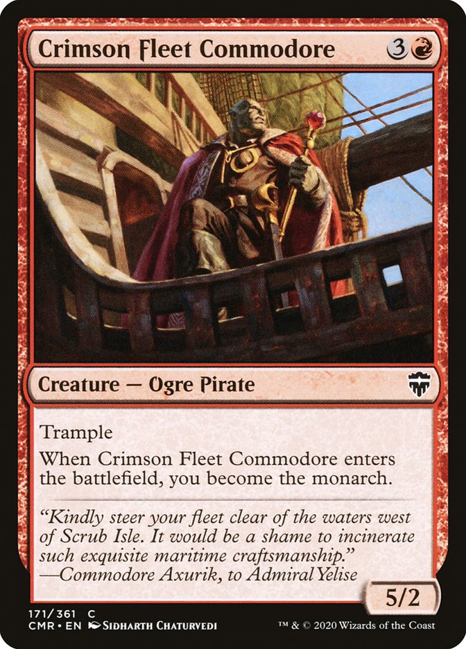 Crimson Fleet Commodore [Commander Legends] (CMR 171)