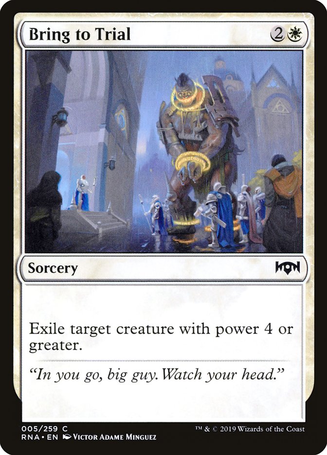Bring to Trial [Ravnica Allegiance] (RNA 5)