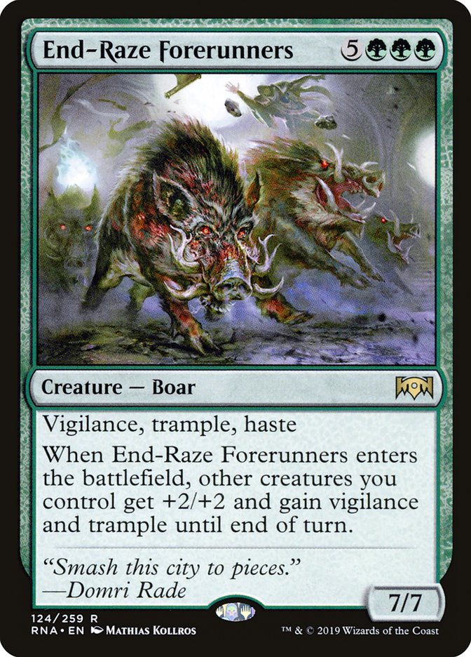 End-Raze Forerunners [Ravnica Allegiance] (RNA 124)
