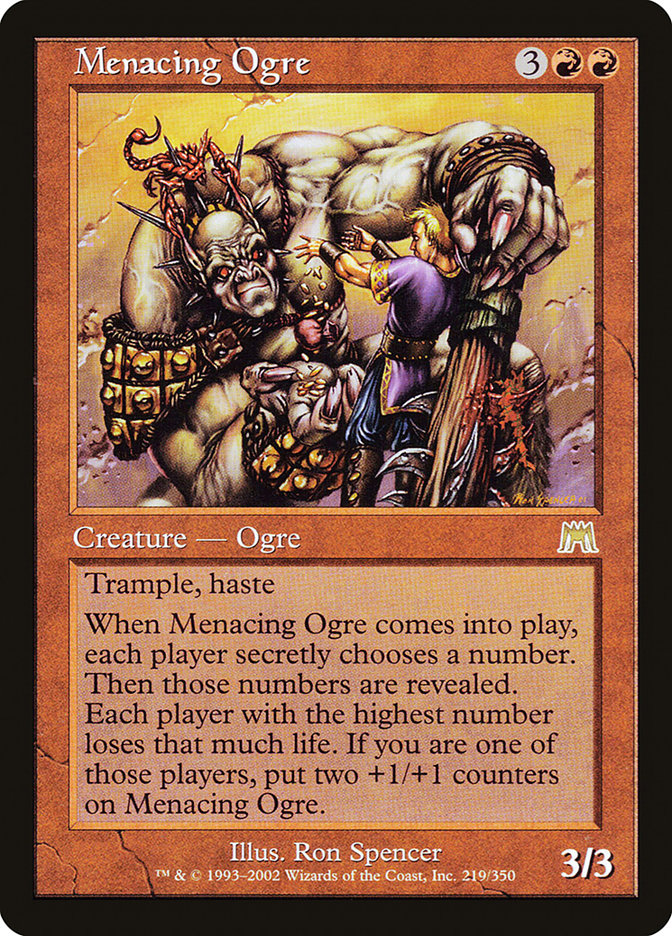Menacing Ogre [Onslaught] (ONS 219)