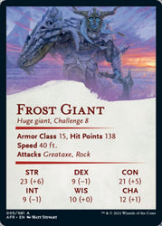 Frost Giant Art Card (Gold-Stamped Signature) [Dungeons & Dragons: Adventures in the Forgotten Realms Art Series] (AAFR 5)