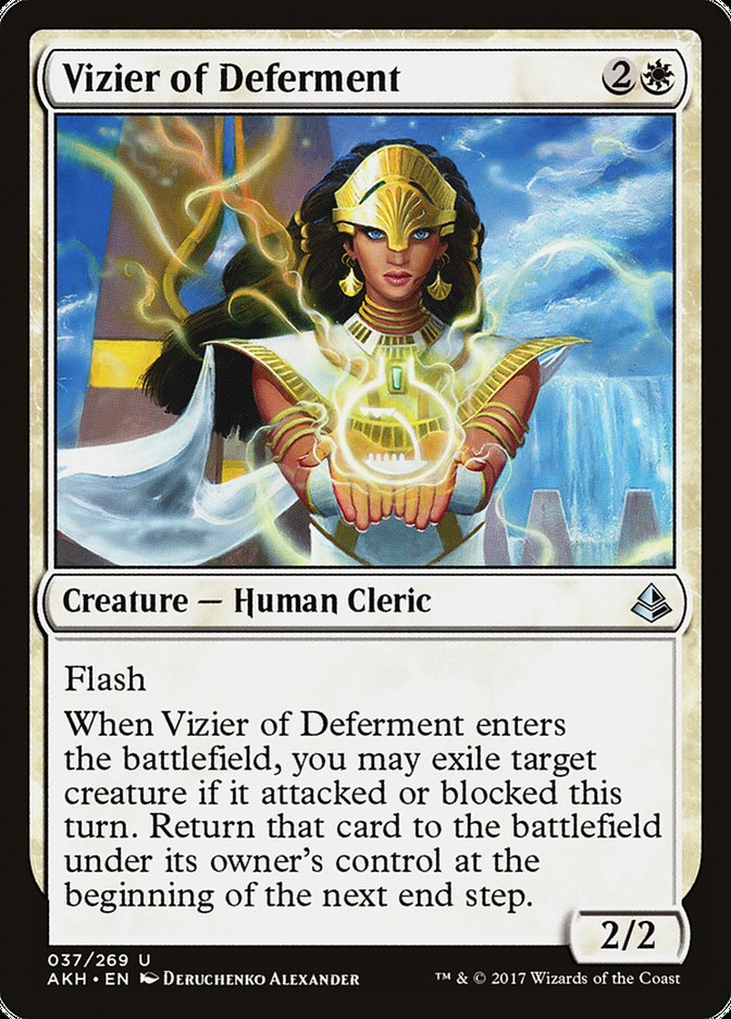 Vizier of Deferment [Amonkhet] (AKH 37)