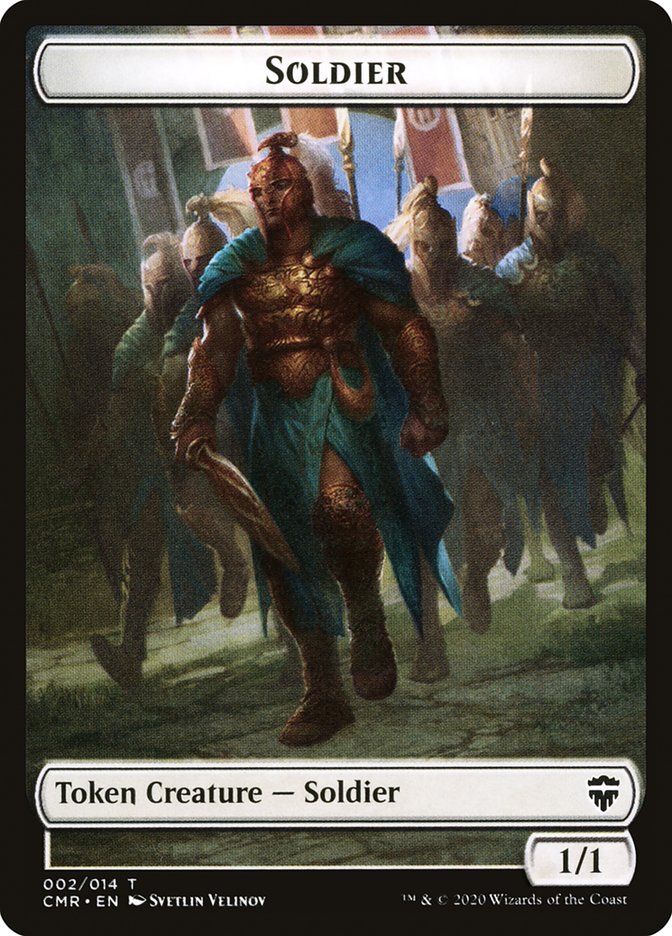 Soldier Token // Zombie Token [Commander Legends Tokens] (TCMR 2 // 6)