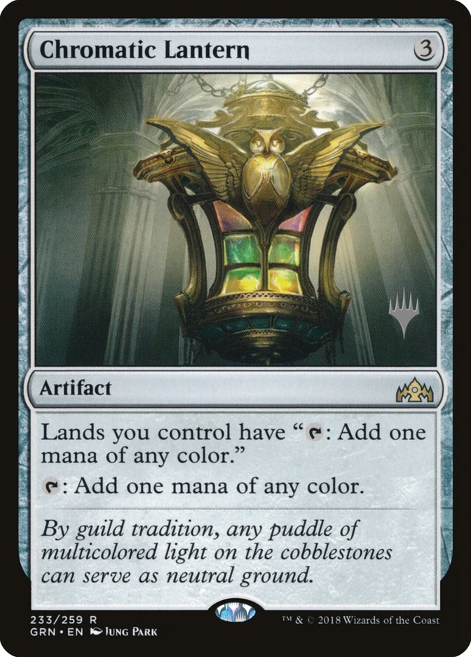 Chromatic Lantern (Promo Pack) [Guilds of Ravnica Promos] (PGRN 233P)