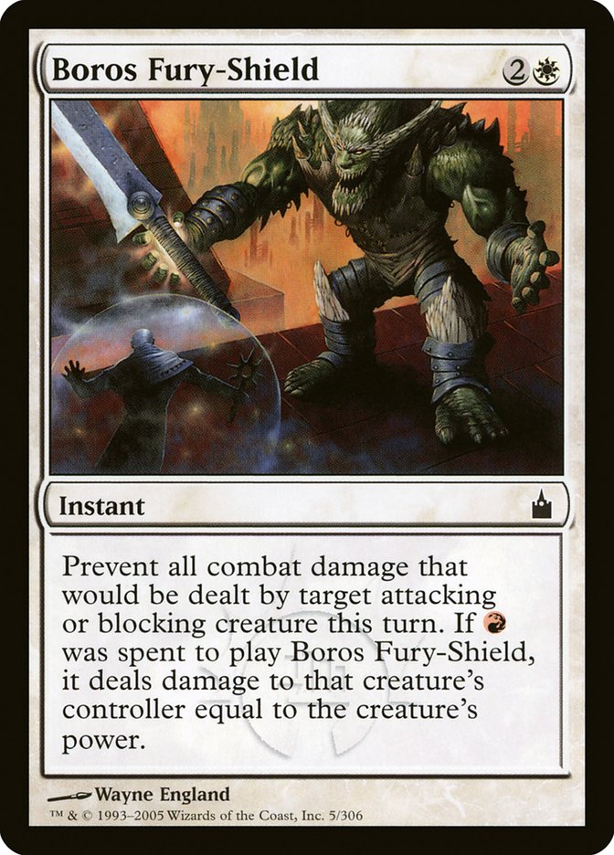 Boros Fury-Shield [Ravnica: City of Guilds] (RAV 5)