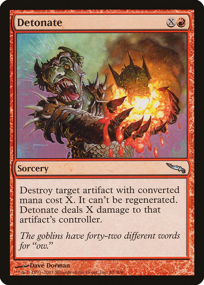 Detonate [Mirrodin] (MRD 88)