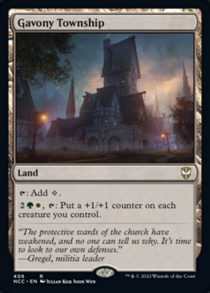 Gavony Township [Streets of New Capenna Commander] (NCC 406)