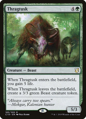 Thragtusk [Commander 2019] (C19 185)