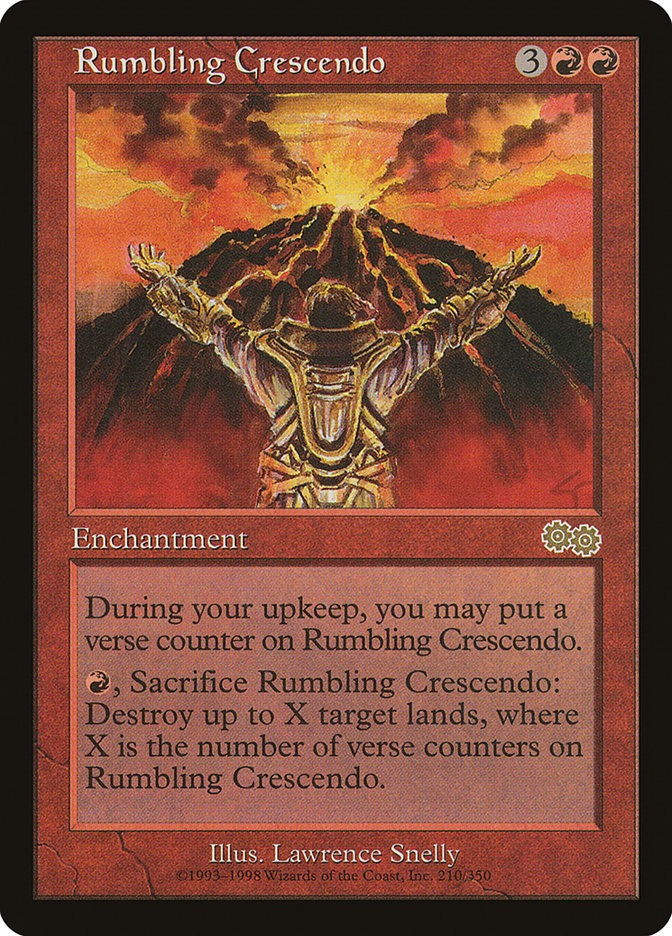 Rumbling Crescendo [Urza's Saga] (USG 210)