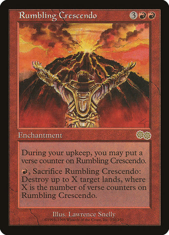 Rumbling Crescendo [Urza's Saga] (USG 210)