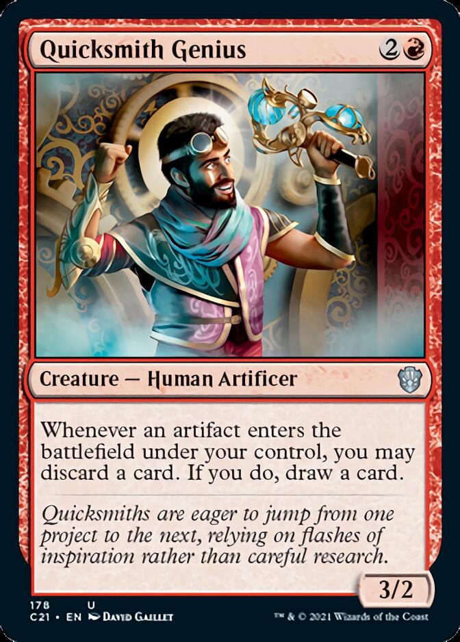 Quicksmith Genius [Commander 2021] (C21 178)