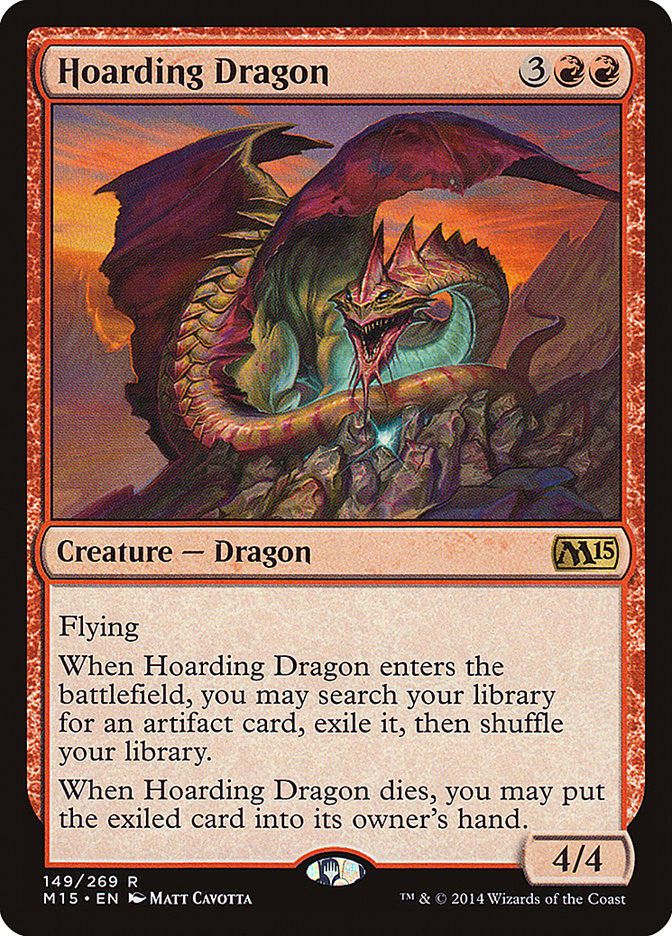 Hoarding Dragon [Magic 2015] (M15 149)