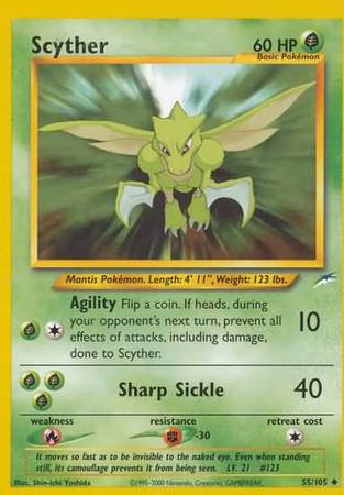 Scyther (55/105) [Neo Destiny]