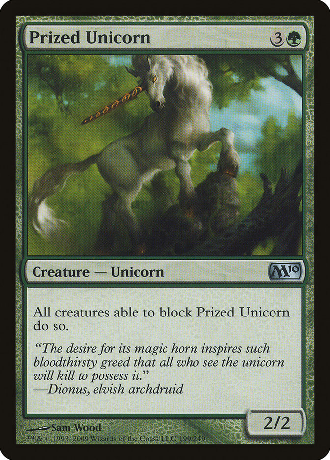 Prized Unicorn [Magic 2010] (M10 199)