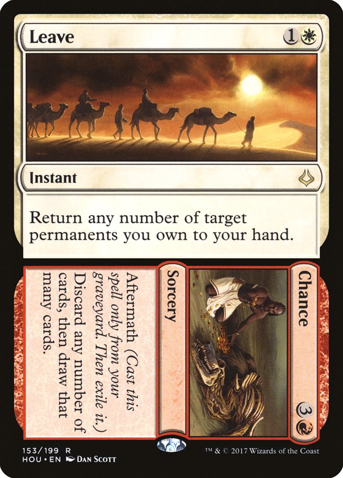 Leave // Chance [Hour of Devastation] (HOU 153)