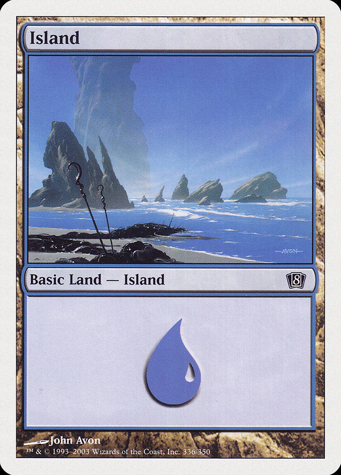 Island (#336) [Eighth Edition] (8ED 336)