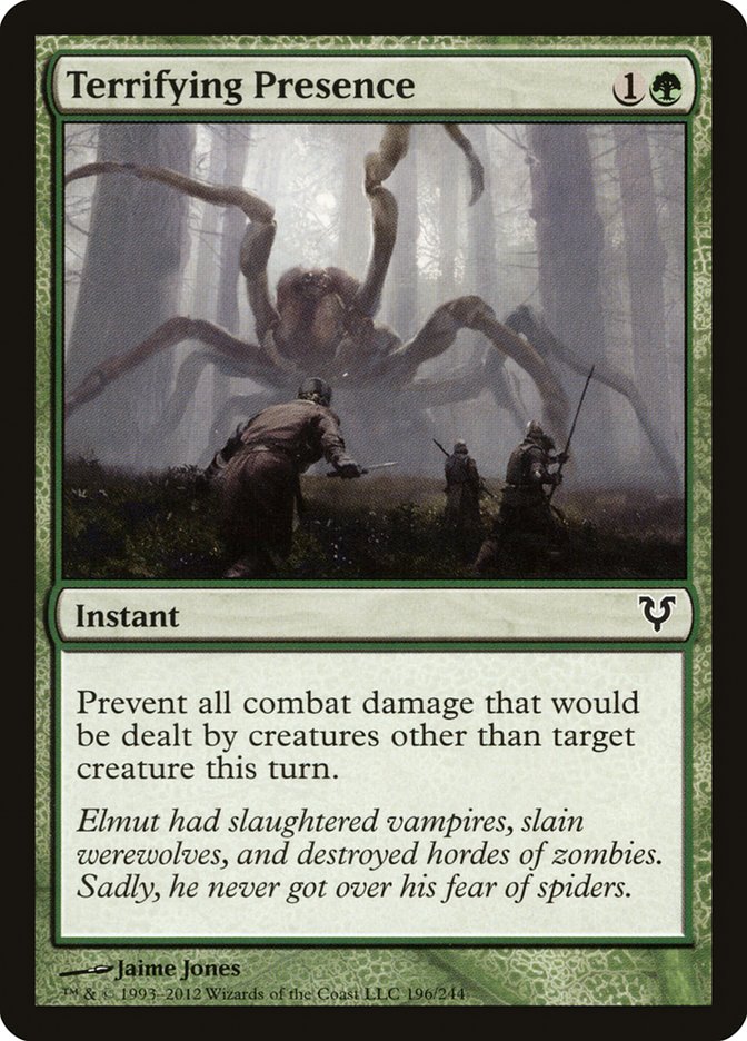 Terrifying Presence [Avacyn Restored] (AVR 196)