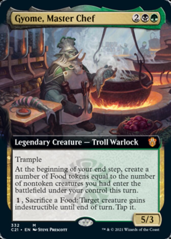 Gyome, Master Chef (Extended) [Commander 2021] (C21 332)