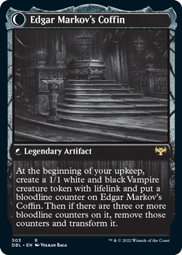 Edgar, Charmed Groom // Edgar Markov's Coffin [Innistrad: Double Feature] (DBL 503)