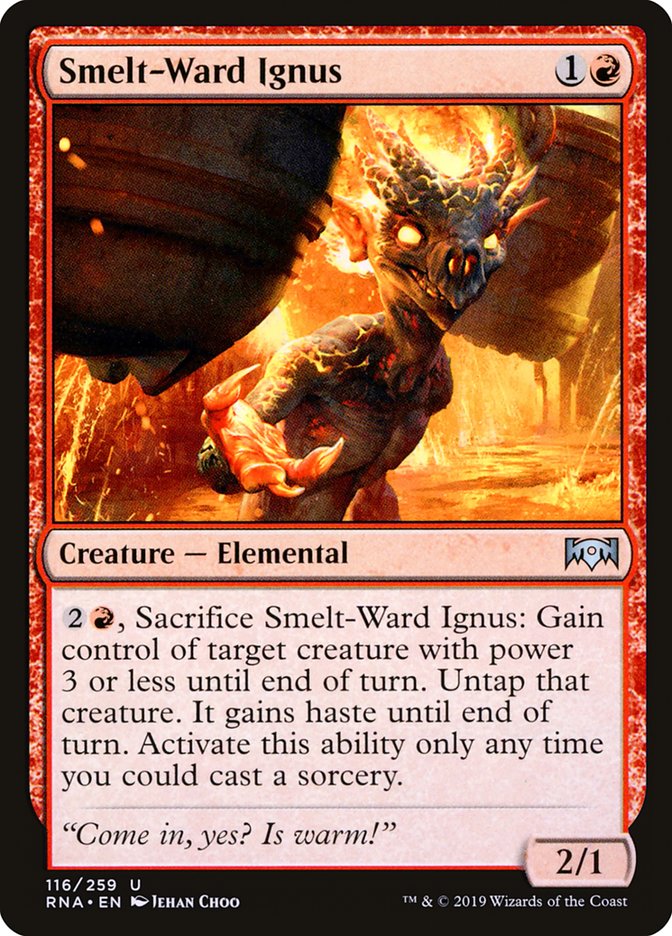 Smelt-Ward Ignus [Ravnica Allegiance] (RNA 116)