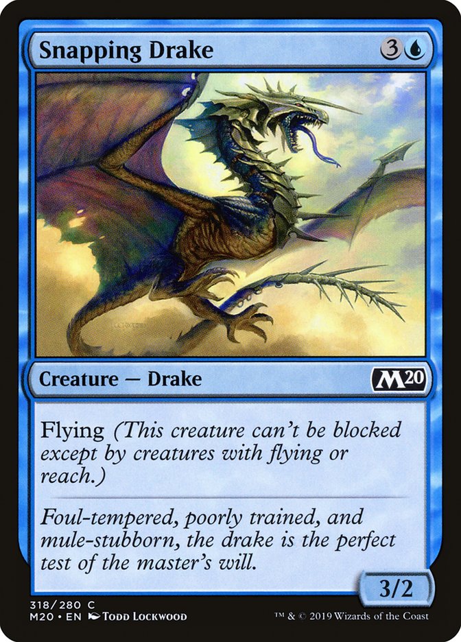 Snapping Drake [Core Set 2020] (M20 318)