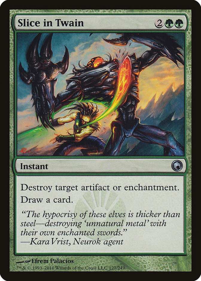 Slice in Twain [Scars of Mirrodin] (SOM 127)