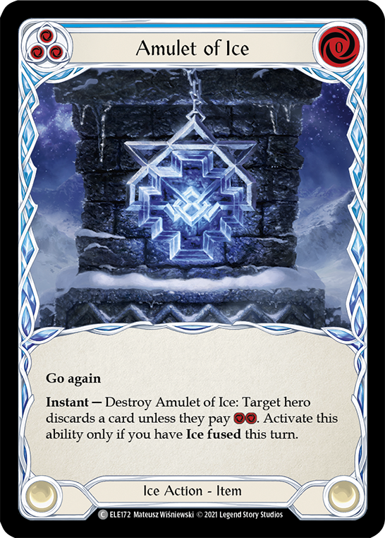 Amulet of Ice [ELE172] 1st Edition Normal