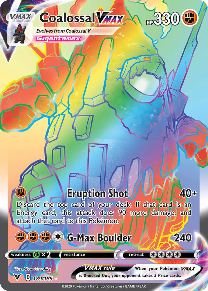 Coalossal VMAX (189) [Sword & Shield: Vivid Voltage]