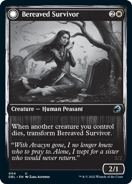 Bereaved Survivor // Dauntless Avenger [Innistrad: Double Feature] (DBL 4)