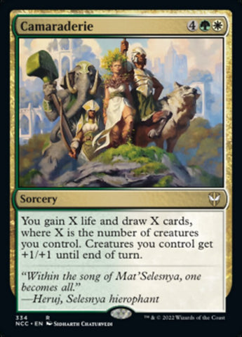 Camaraderie [Streets of New Capenna Commander] (NCC 334)