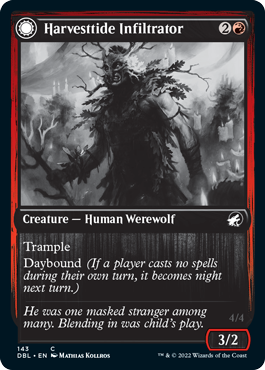 Harvesttide Infiltrator // Harvesttide Assailant [Innistrad: Double Feature] (DBL 143)