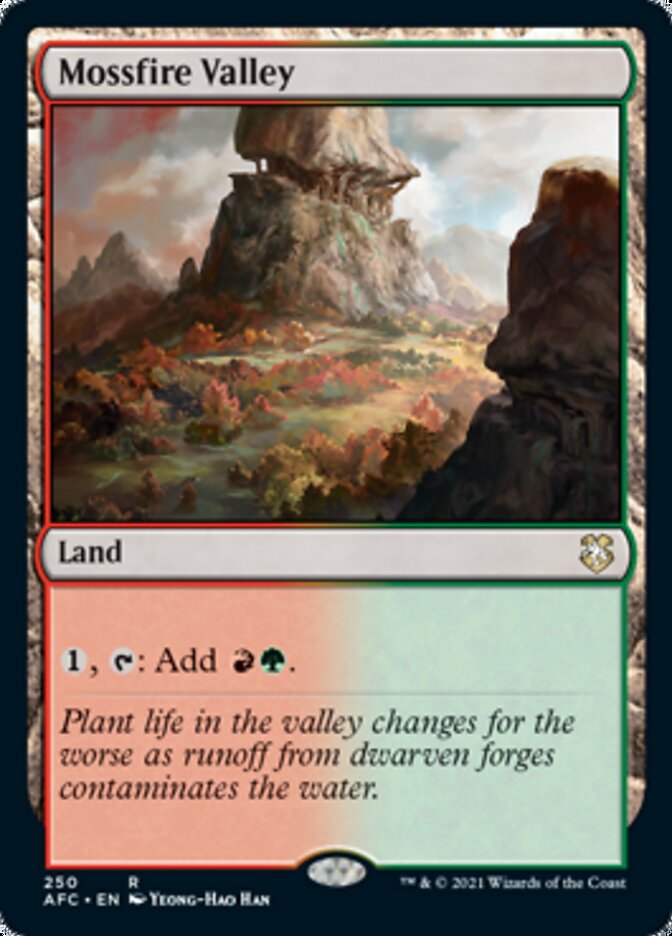 Mossfire Valley [Dungeons & Dragons: Adventures in the Forgotten Realms Commander] (AFC 250)