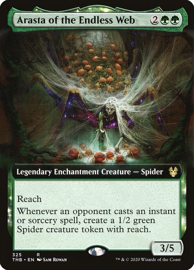 Arasta of the Endless Web (Extended Art) [Theros Beyond Death] (THB 325)