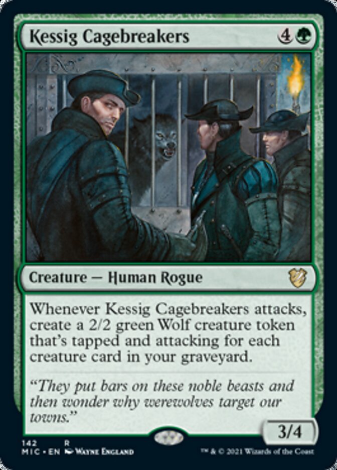 Kessig Cagebreakers [Innistrad: Midnight Hunt Commander] (MIC 142)