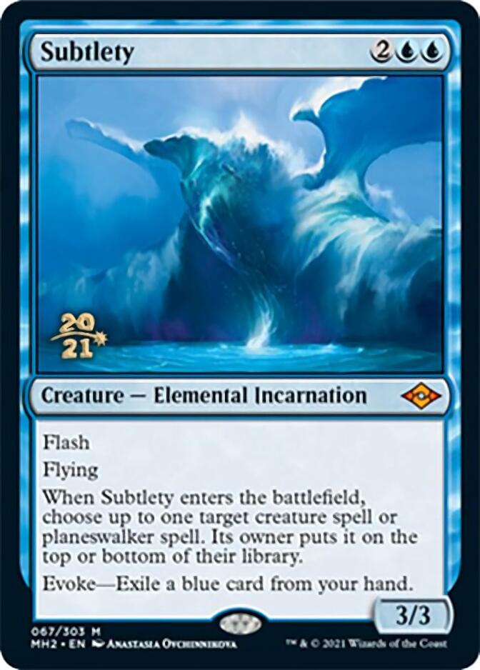 Subtlety [Modern Horizons 2 Prerelease Promos] (PMH2 67)