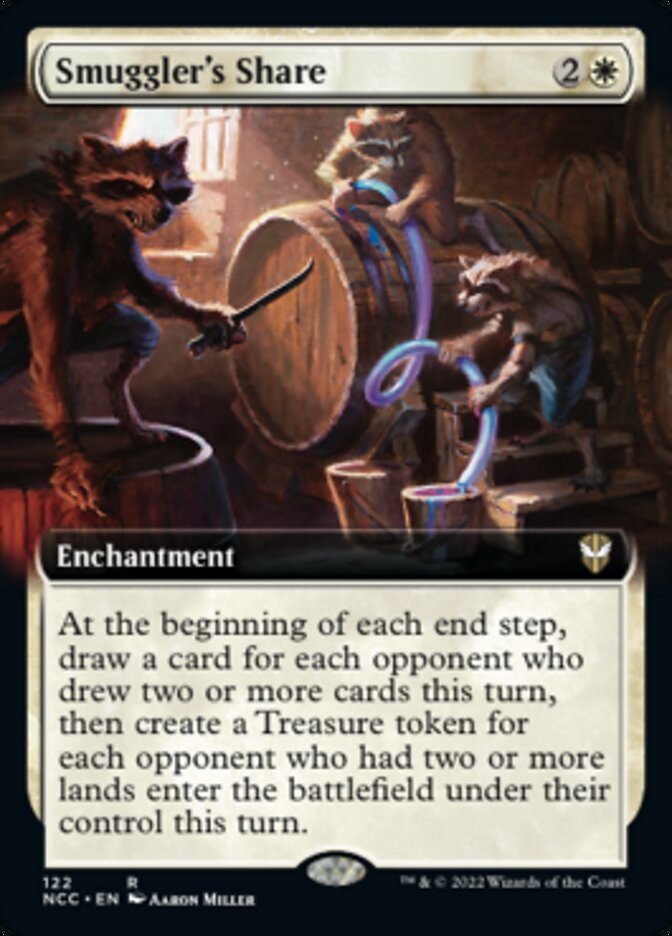 Smuggler's Share (Extended Art) [Streets of New Capenna Commander] (NCC 122)
