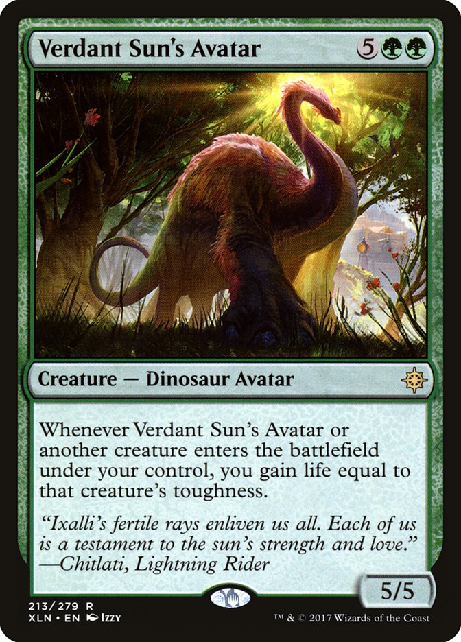 Verdant Sun's Avatar [Ixalan] (XLN 213)