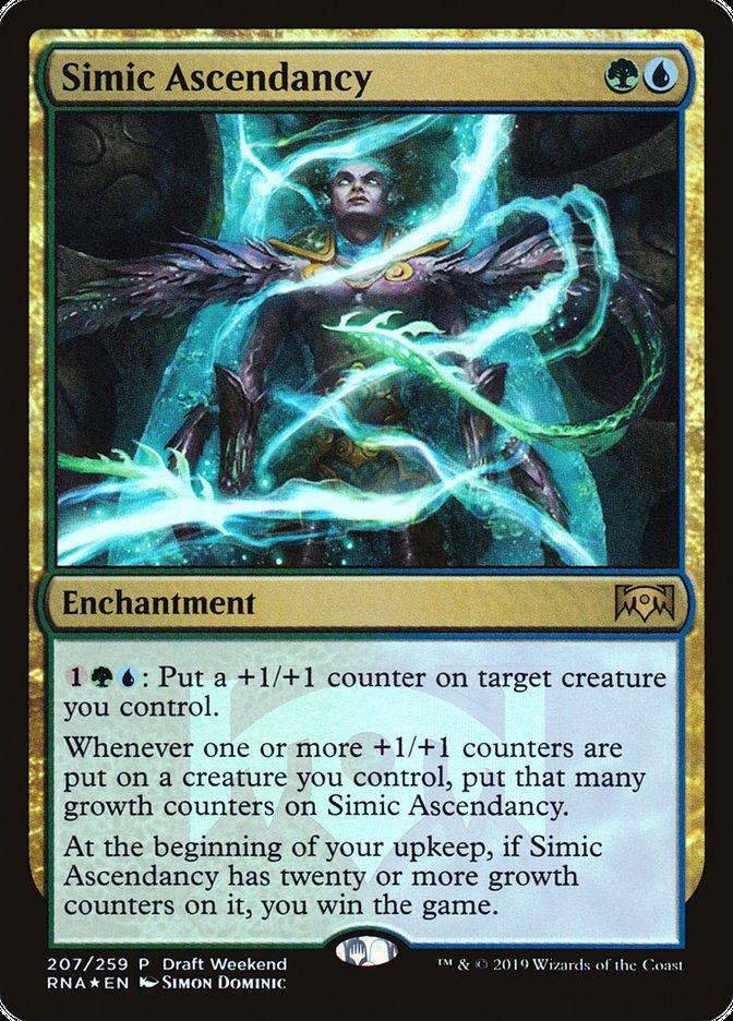 Simic Ascendancy (Draft Weekend) [Ravnica Allegiance Promos] (PRNA 207)