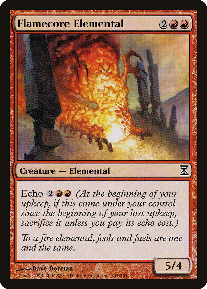 Flamecore Elemental [Time Spiral] (TSP 154)