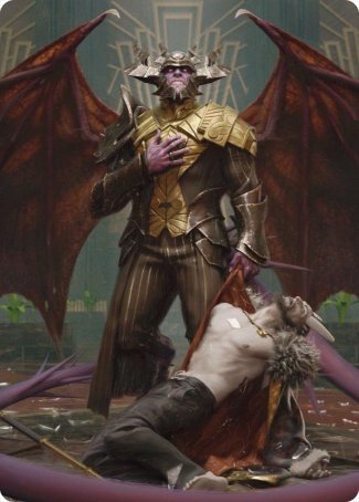 Ob Nixilis, the Adversary 1 Art Card [Streets of New Capenna Art Series] (ASNC 31)