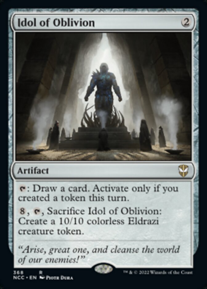 Idol of Oblivion [Streets of New Capenna Commander] (NCC 368)