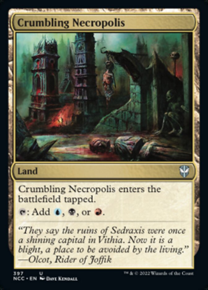 Crumbling Necropolis [Streets of New Capenna Commander] (NCC 397)